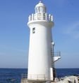 伊良湖岬灯台と海水浴