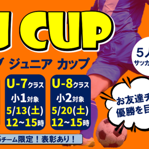 5人制サッカー大会「FJ CUP」開催！U-6～U-8優勝を目指そう！