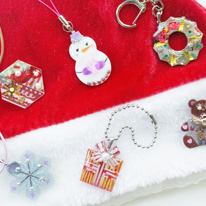 クリスマス限定　UVレジン「クリスマスアクセサリー」｣