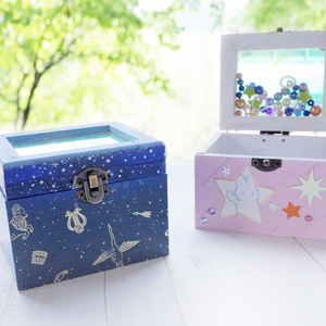 七夕特別メニュー　木工｢お星さまのひみつ箱｣作り