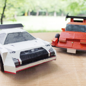 夏限定　木工｢動くスーパーカー｣作り