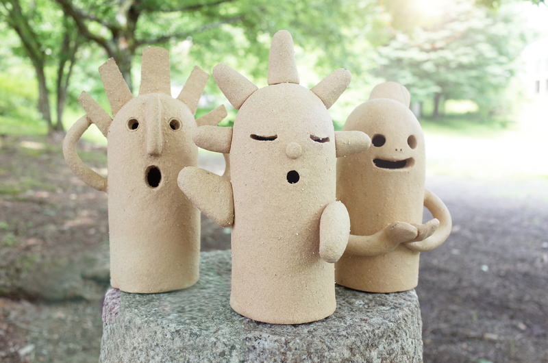 夏休み限定　陶芸手びねり「The・はにわ」作り！