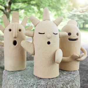 夏休み限定　陶芸手びねり「The・はにわ」作り！