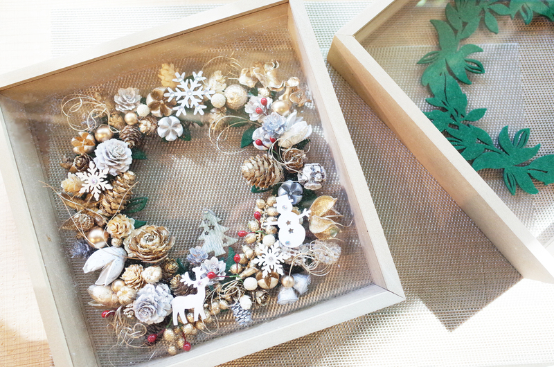 クリスマス限定｢クリアフレームリース｣