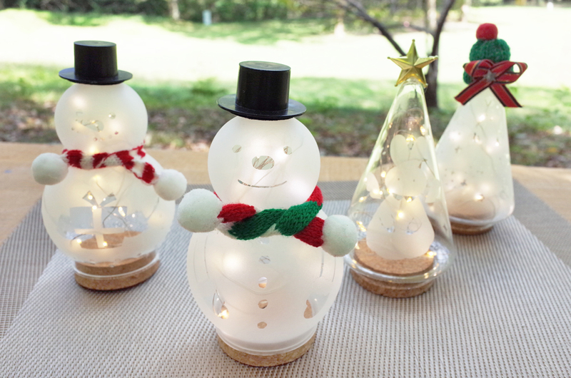 クリスマス限定　サンドブラスト｢スノーマンライトorツリーライト｣