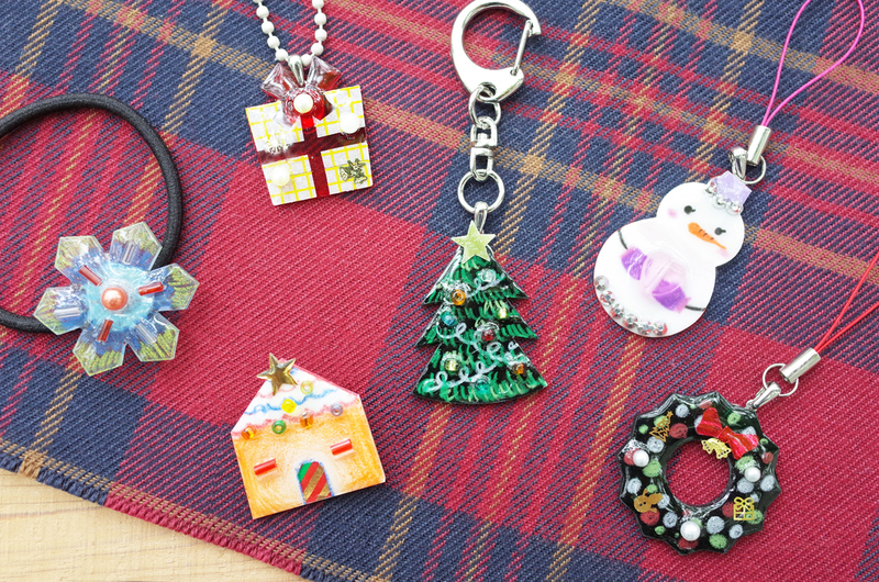 クリスマス限定　UVレジン「きらめきアクセサリー」