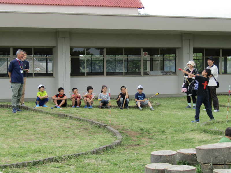 冬の「弓矢うち大会」