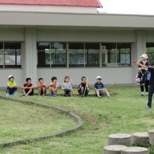 冬の「弓矢うち大会」