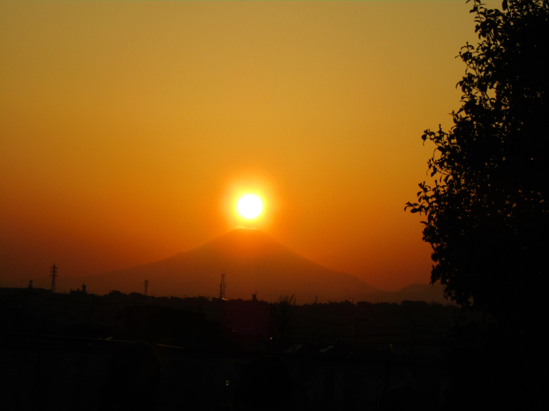 春のダイヤモンド富士を見る会