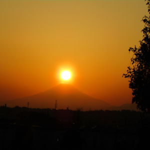 春のダイヤモンド富士を見る会