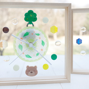 GW＆初夏限定　UVレジン｢木のフレーム時計｣づくり