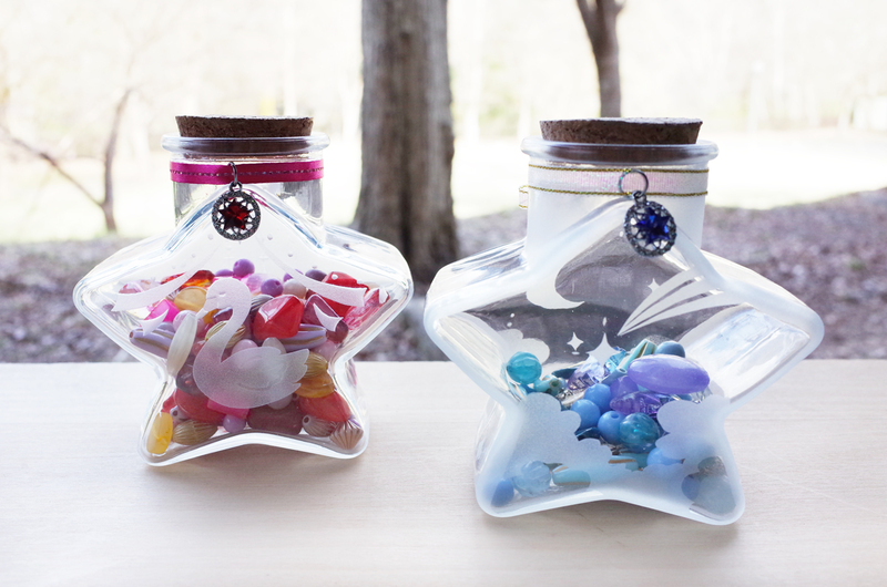 七夕特別メニュー　サンドブラスト｢キラキラ星のミニボトル｣づくり