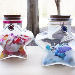 七夕特別メニュー　サンドブラスト｢キラキラ星のミニボトル｣づくり