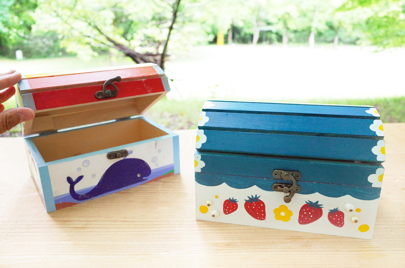 夏休み限定　木工｢宝箱｣作り