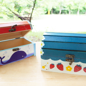 夏休み限定　木工｢宝箱｣作り