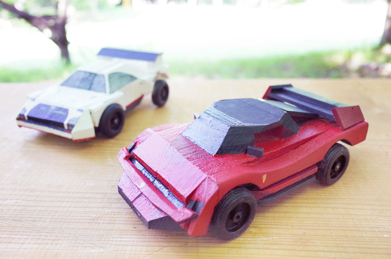 夏限定　木工｢動くスーパーカー｣作り