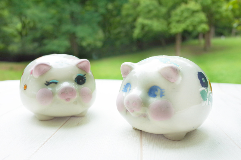 夏休み限定　陶芸｢ブタさん貯金箱の絵付け｣