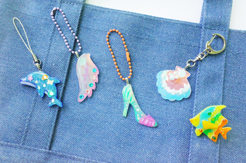 夏休み限定　UVレジン｢オーロラアクセサリー｣