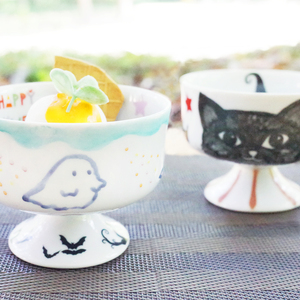 【ハロウィン限定】陶芸｢デザートカップの絵付け｣