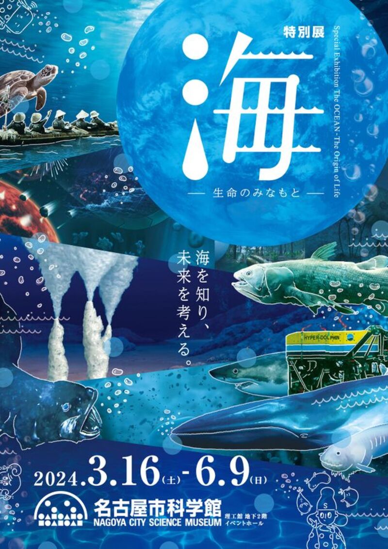 名古屋市科学館にて、特別展「海―生命のみなもと―」開催！