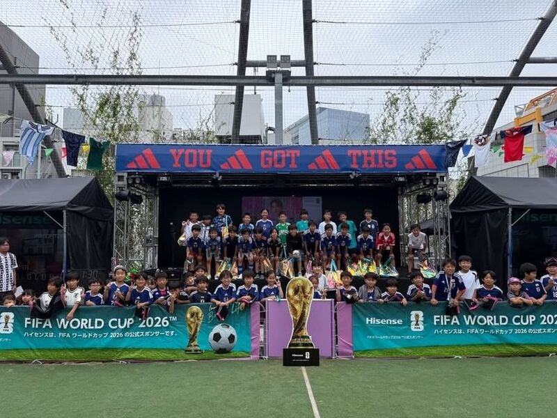 ハイセンス、渋谷・宮下パークで子ども向けサッカー大会「ミニハイセンスカップ2026」を開催